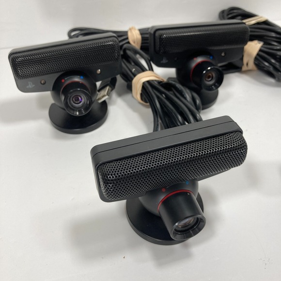 Lot of 5 Sony‎ PlayStation 3 PS3 Eye Camera 4 Microphone Array System TESTED - Picture 2 of 7